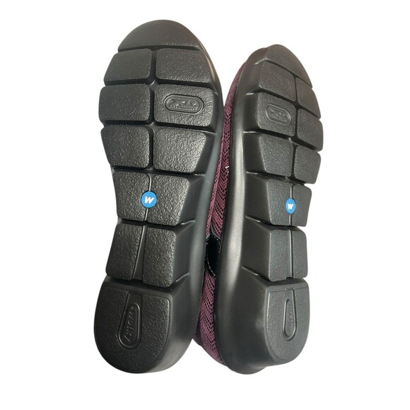 Wolky Shoes Womens 40 Muse Casual Walking Sneakers Purple Leather Wedge Lace Up - Picture 8 of 8